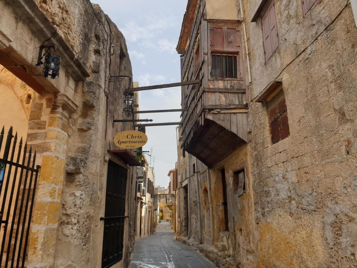 דירות Rhodes City Chris Αpartments Old Town מראה חיצוני תמונה